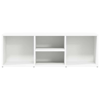 Shoe Storage Bench White 41.3x13.8x13.8" Engineered Wood