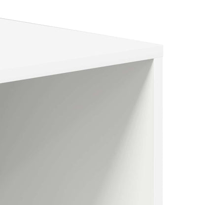 Shoe Storage Bench White 41.3x13.8x13.8" Engineered Wood