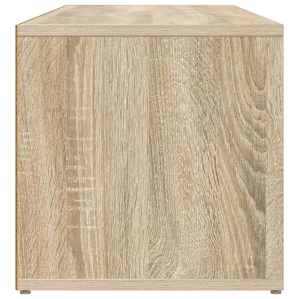 Shoe Storage Bench Sonoma Oak 41.3x13.8x13.8" Engineered Wood