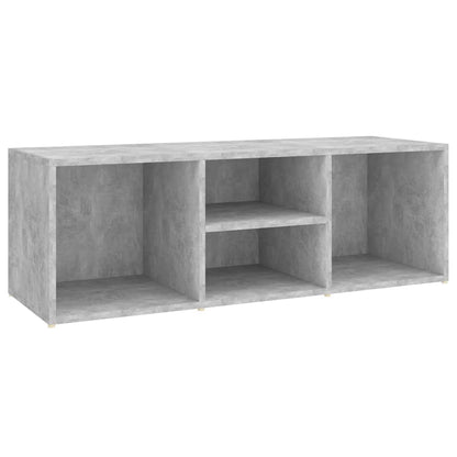 Shoe Storage Bench Concrete Grey 41.3x13.8x13.8" Engineered Wood