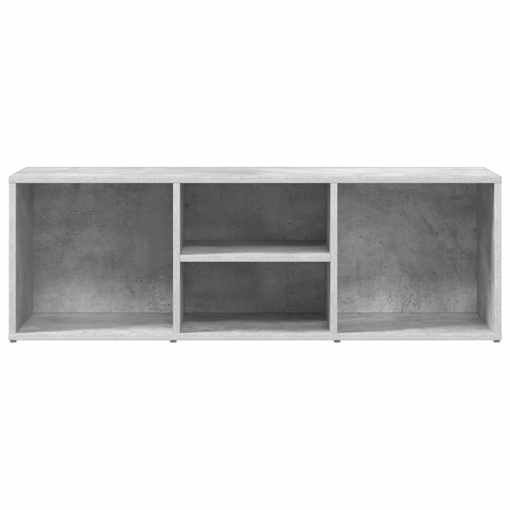 Shoe Storage Bench Concrete Grey 41.3x13.8x13.8" Engineered Wood