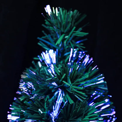Artificial Christmas Tree Green 2 ft Fiber Optic