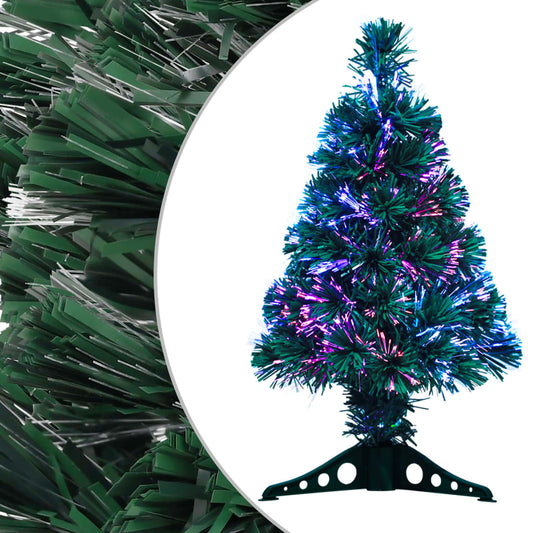 Artificial Christmas Tree Green 2 ft Fiber Optic