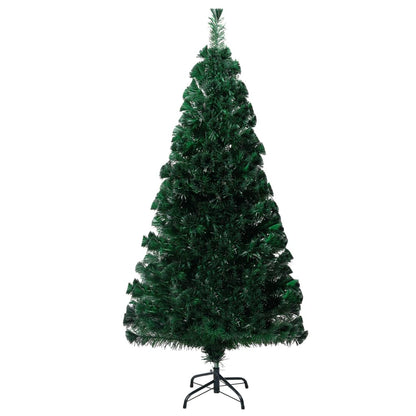 Artificial Christmas Tree with Stand Green 4 ft Fiber Optic