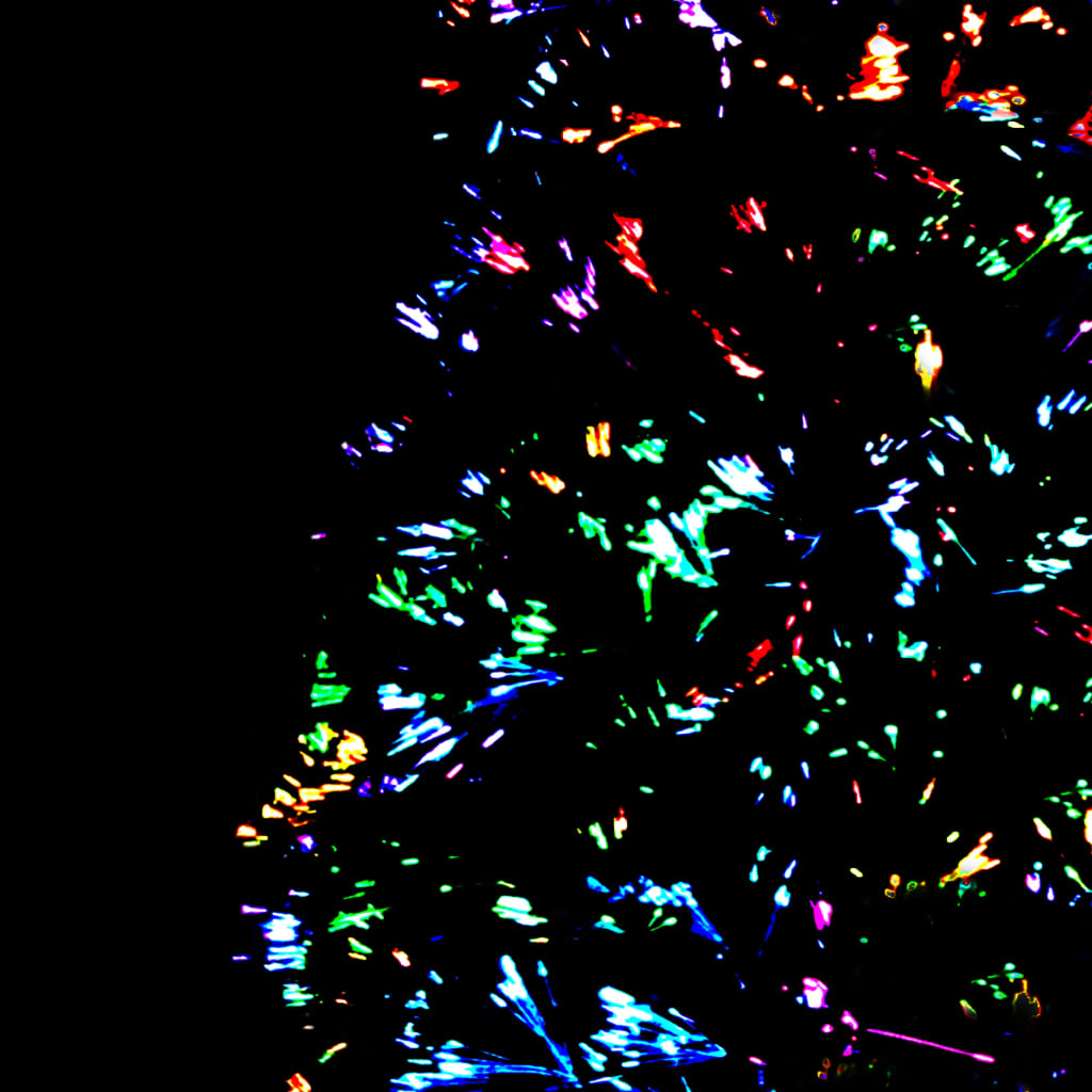 Artificial Christmas Tree with Stand Green 4 ft Fiber Optic
