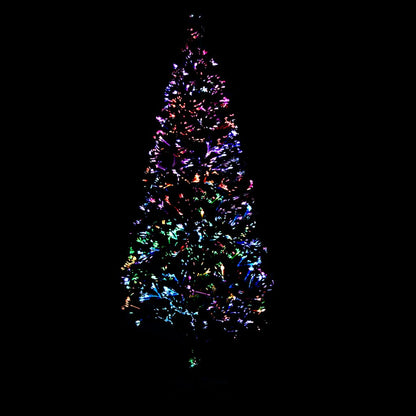 Christmas Tree Green PVC, Steel, Fiber Optic 5 ft