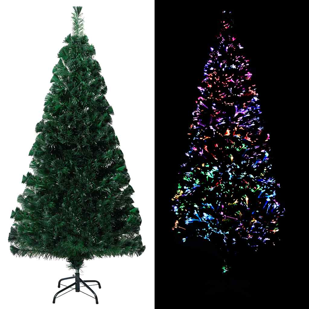 Christmas Tree Green PVC, Steel, Fiber Optic 5 ft