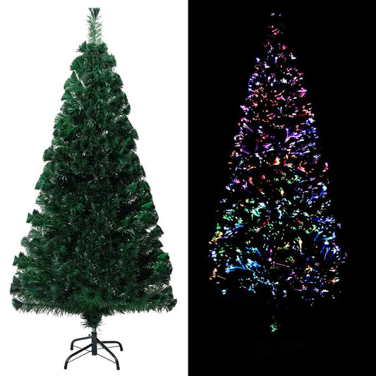 Christmas Tree Green PVC, Steel, Fiber Optic 5 ft