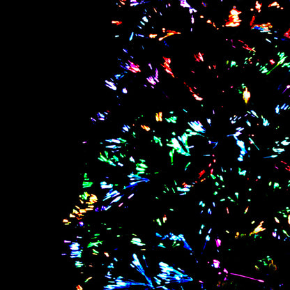 Artificial Christmas Tree with Stand Green 6 ft Fiber Optic
