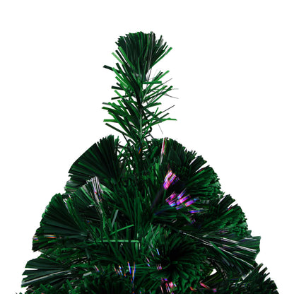 Artificial Christmas Tree with Stand Green 6 ft Fiber Optic