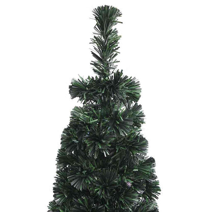 Christmas Tree Black and Green Fiber optic, Steel 7 ft tall