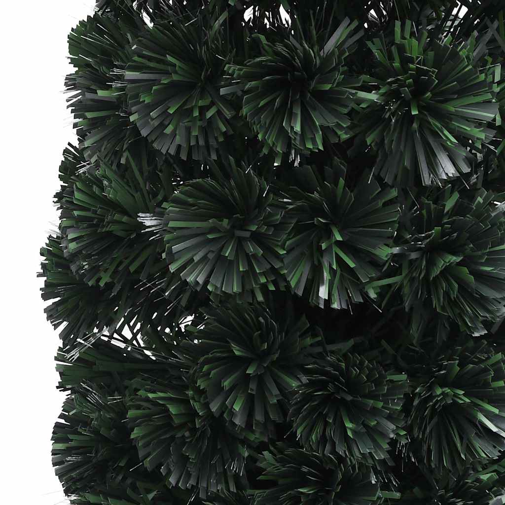 Christmas Tree Black and Green Fiber optic, Steel 7 ft tall