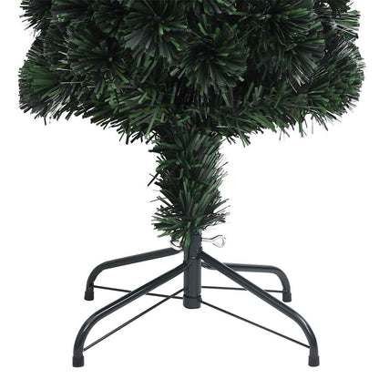 Christmas Tree Black and Green Fiber optic, Steel 7 ft tall