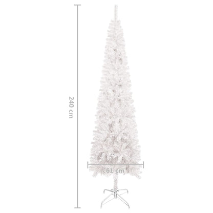 Slim Christmas Tree White 8 ft
