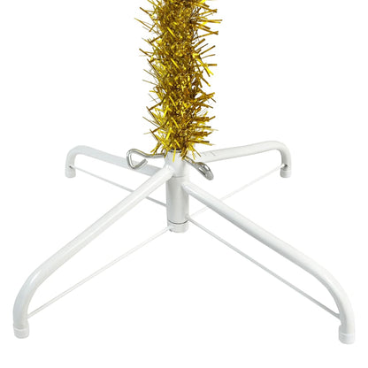 Slim Christmas Tree Gold 7 ft