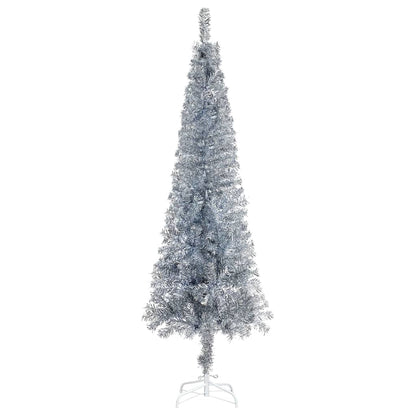 Christmas Tree Silver PVC, steel 5.9 ft Collapsible