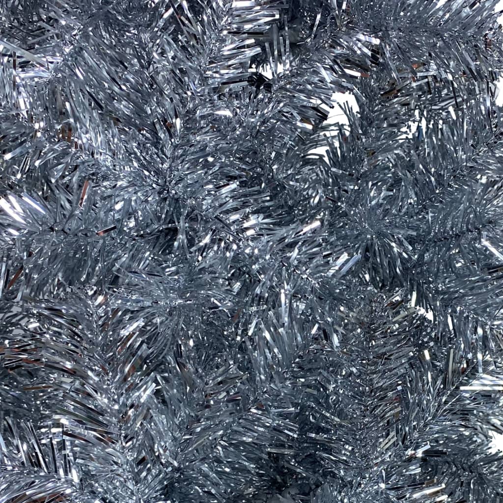 Christmas Tree Silver PVC, steel 5.9 ft Collapsible