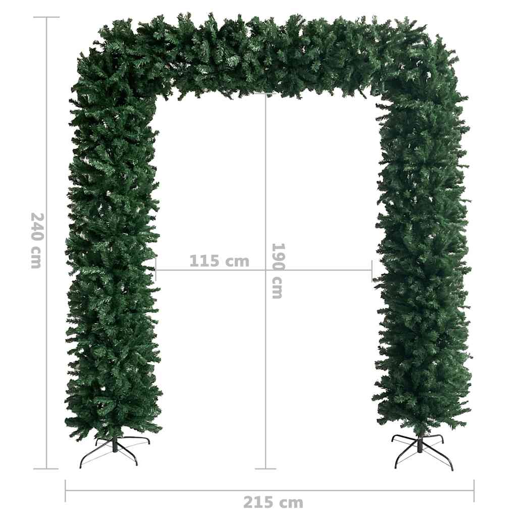 Christmas Tree Arch Green 94.5"
