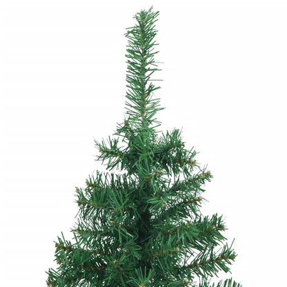 Artificial Christmas Tree Green PVC Height: 4 ft, Width: 17.7 in