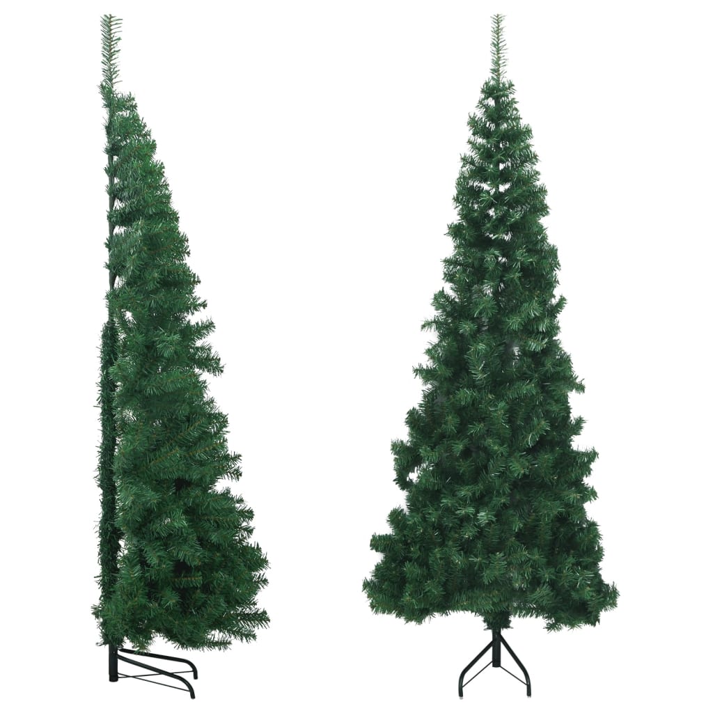 Artificial Christmas Tree Green PVC and steel 70.9 in