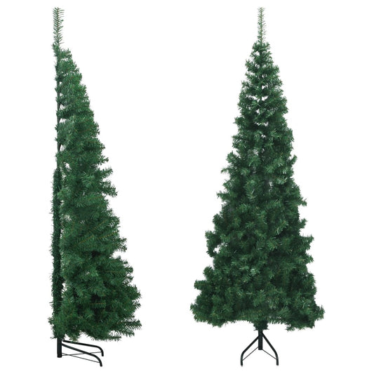 Artificial Christmas Tree Green PVC and steel 70.9 in