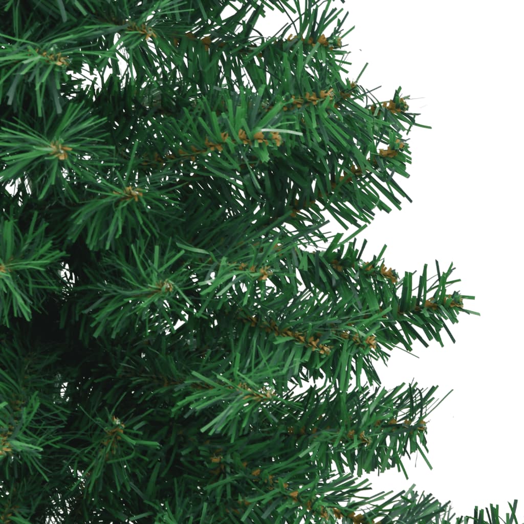 Artificial Christmas Tree Green PVC and steel 70.9 in