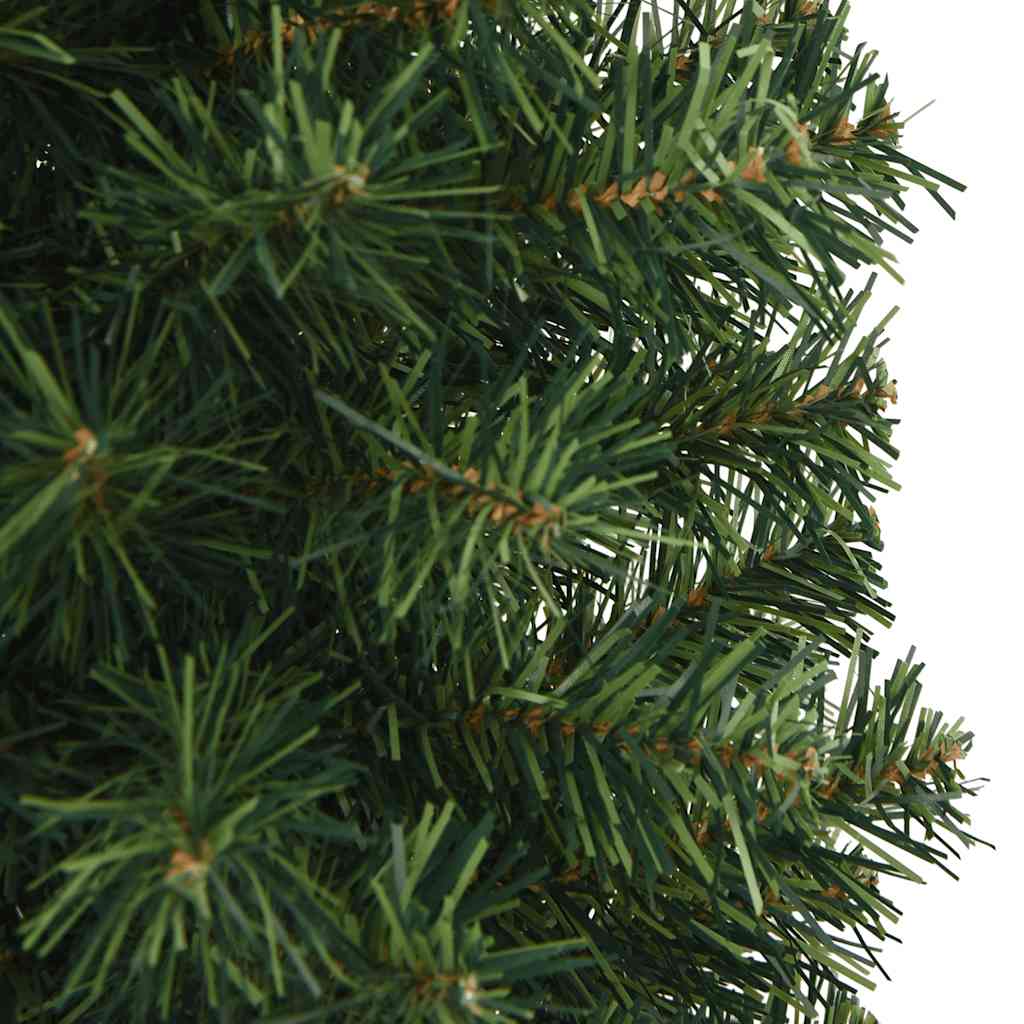 Slim Artificial Christmas Tree with Stand Green 4 ft PVC