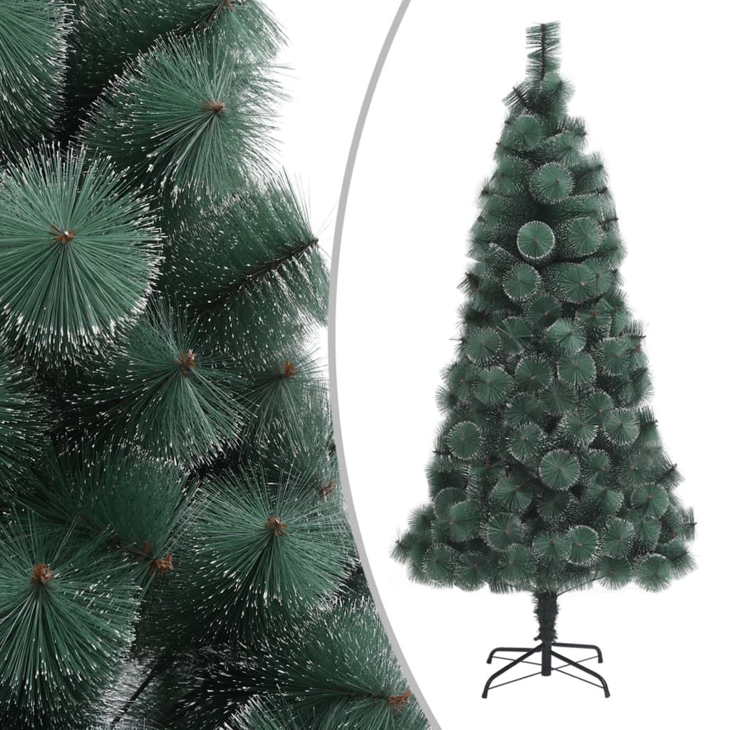 Artificial Christmas Tree Green PET and Steel 82.7 in