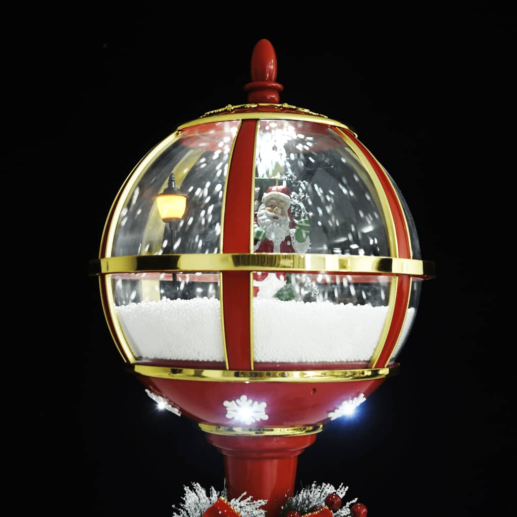 Christmas Street Lamp Red ABS, PVC Large Christmas Street Lamp