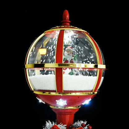 Christmas Street Lamp Red ABS, PVC Large Christmas Street Lamp