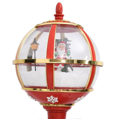 Christmas Street Lamp Red ABS, PVC Large Christmas Street Lamp
