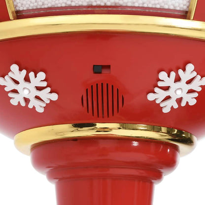 Christmas Street Lamp Red ABS, PVC Large Christmas Street Lamp