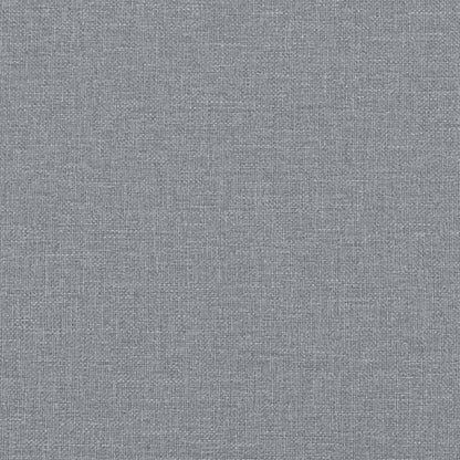 Stool Light grey Polyester fabric with rubber wood legs Compact