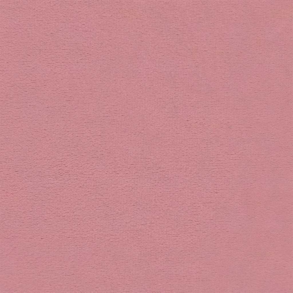 Stool Pink Velvet (100% polyester), rubber wood Compact Modern