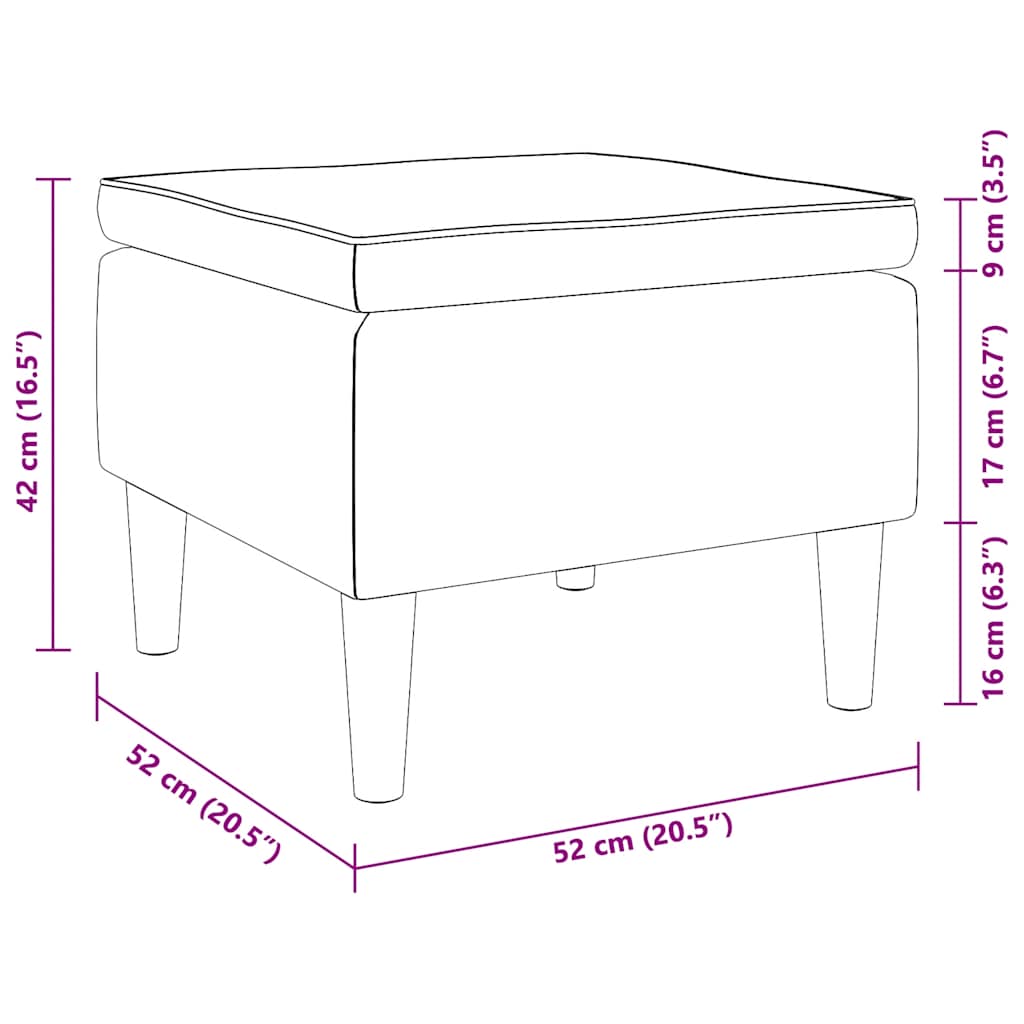 Stool Light grey Fabric (100% polyester), rubber wood Compact