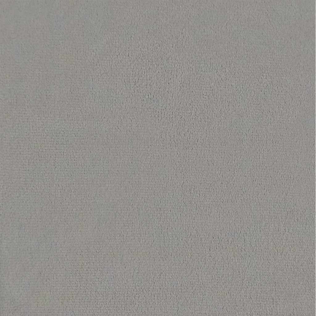 Stool Light Grey Velvet (100% polyester), rubber wood Stool