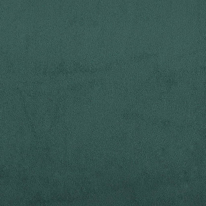 Stool Dark Green Velvet (100% polyester), rubber wood, foam Compact