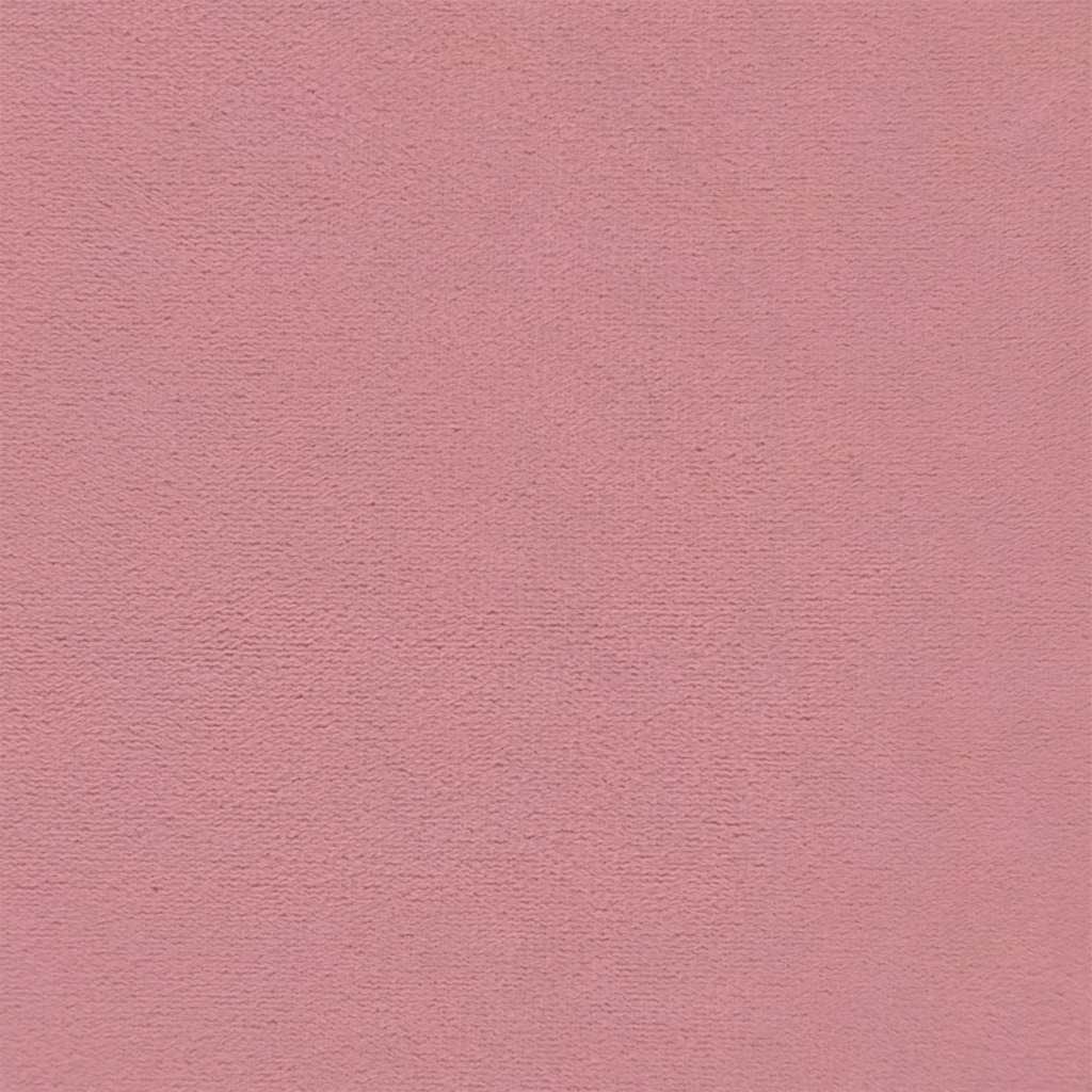 Stool Pink Velvet, Rubber Wood 20.5x20.5x16.5 in Footstool