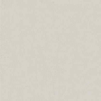 Stool Cream Velvet (100% polyester), rubber wood