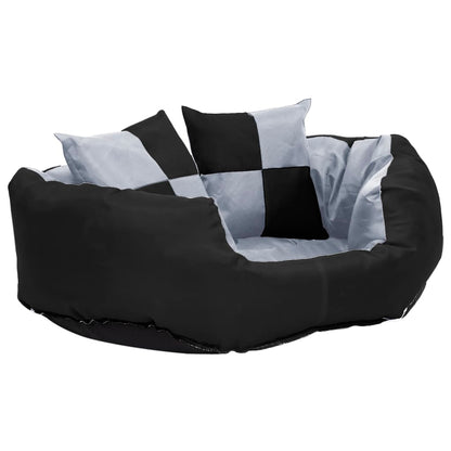 Dog Cushion Grey and Black 420D Oxford Fabric with PU Coating