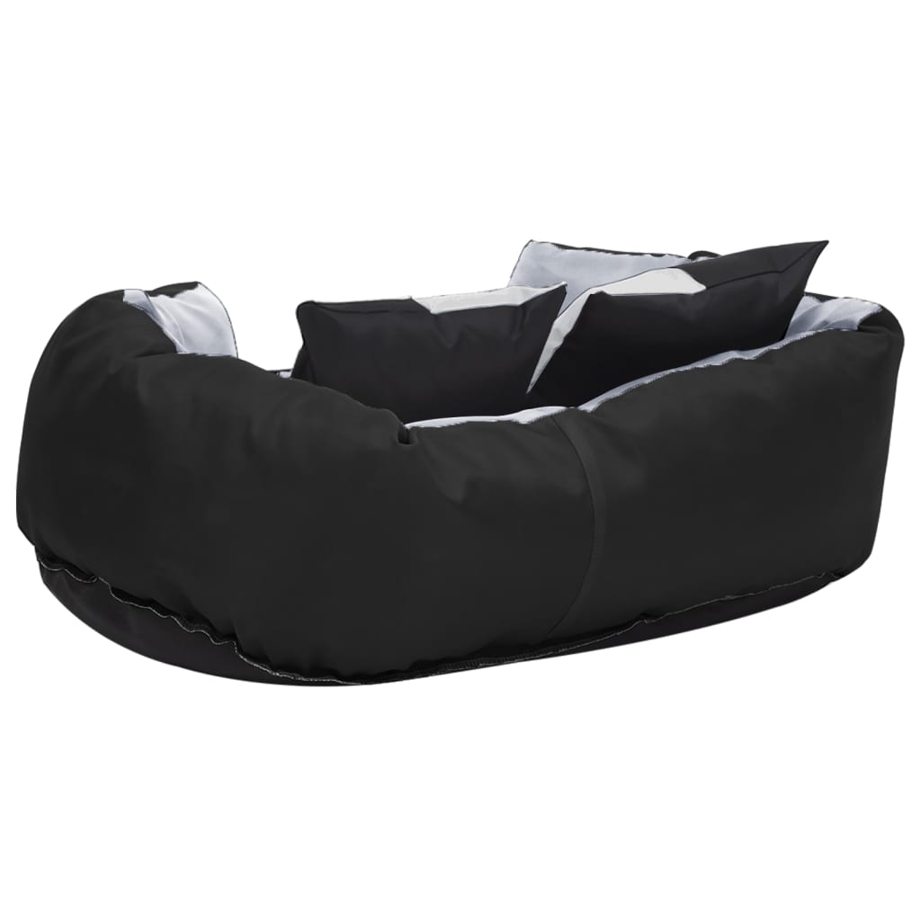 Dog Cushion Grey and Black 420D Oxford Fabric with PU Coating