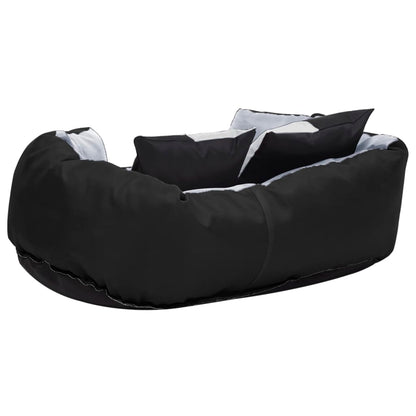 Dog Cushion Grey and Black 420D Oxford Fabric with PU Coating