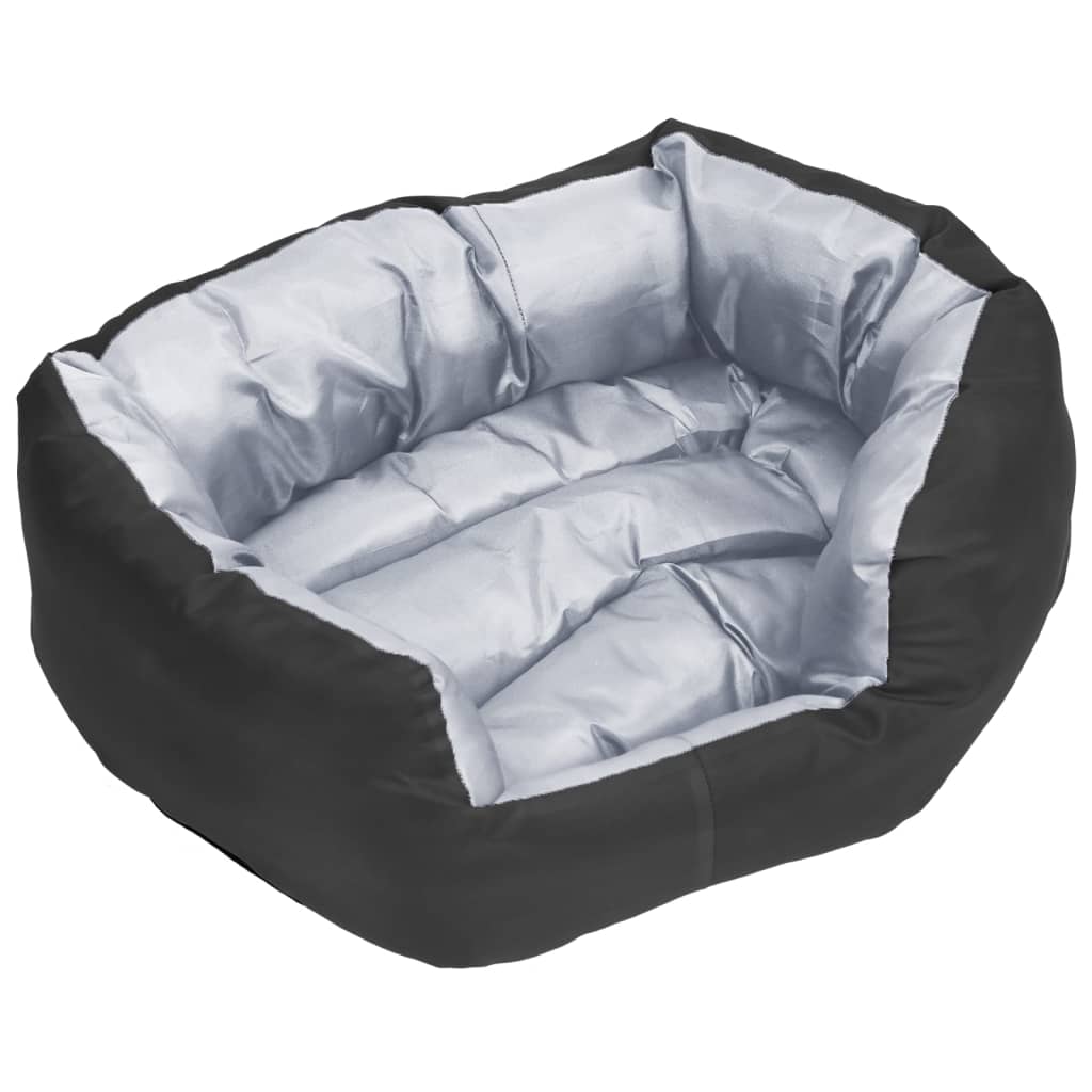 Dog Cushion Grey and Black 420D Oxford Fabric with PU Coating