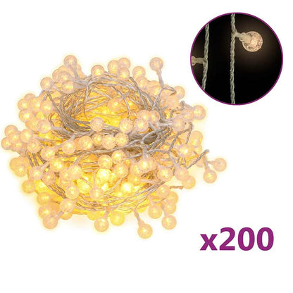 Fairy String Light Warm white Plastic 65.6 feet