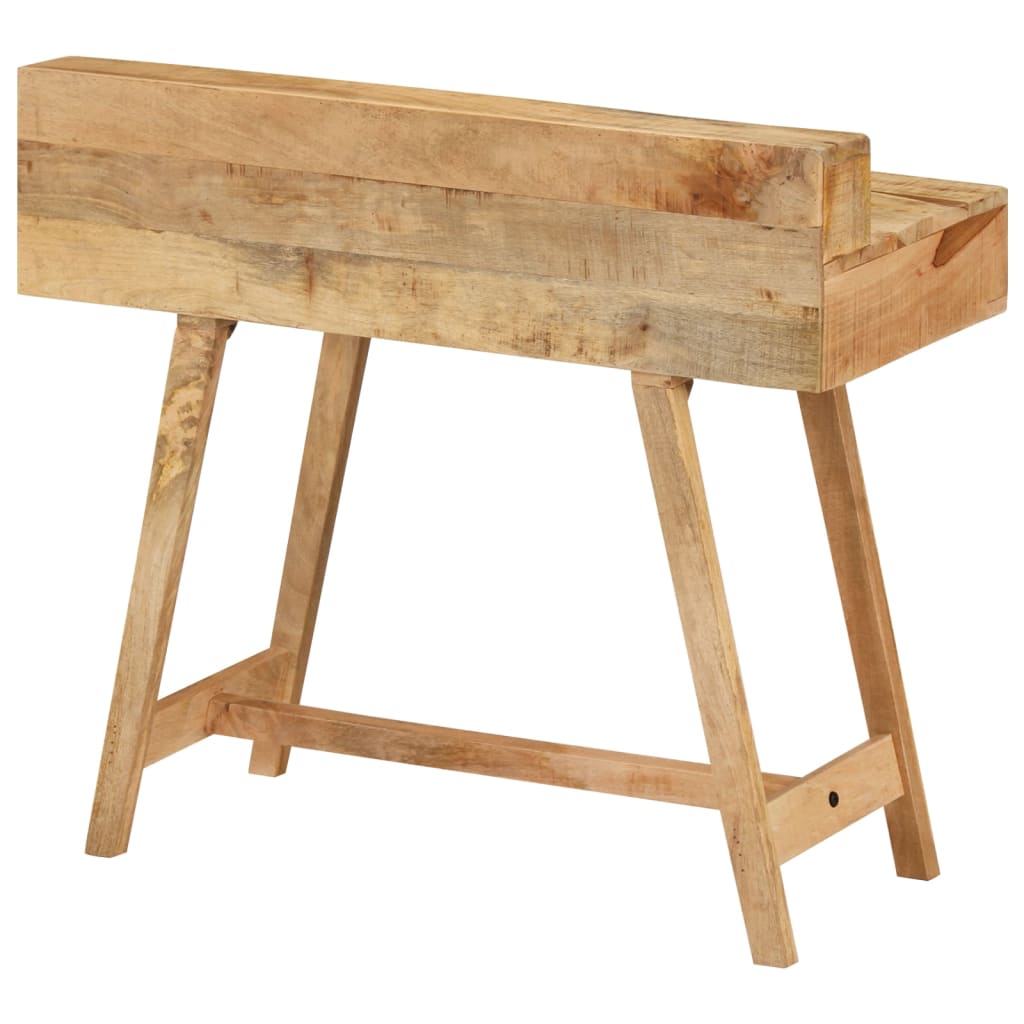 Desk 39.4"x17.7"x35.4" Solid Rough Mango Wood