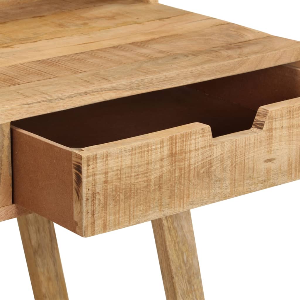 Desk 39.4"x17.7"x35.4" Solid Rough Mango Wood