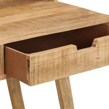 Desk 39.4"x17.7"x35.4" Solid Rough Mango Wood