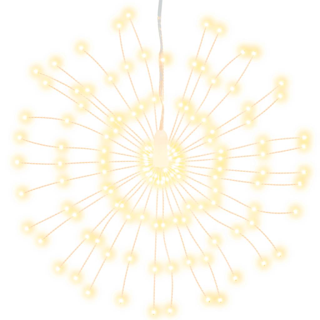 Outdoor Christmas Firecrack Lights 4pcs Warm White 7.9" 560 LEDs