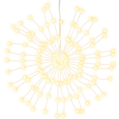 Outdoor Christmas Firecrack Lights 4pcs Warm White 7.9" 560 LEDs