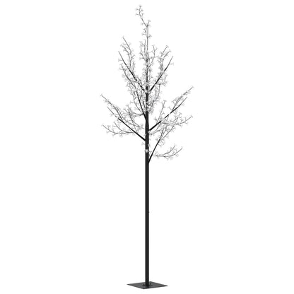 Christmas Tree 220 LEDs Colorful Light Cherry Blossom 7 ft